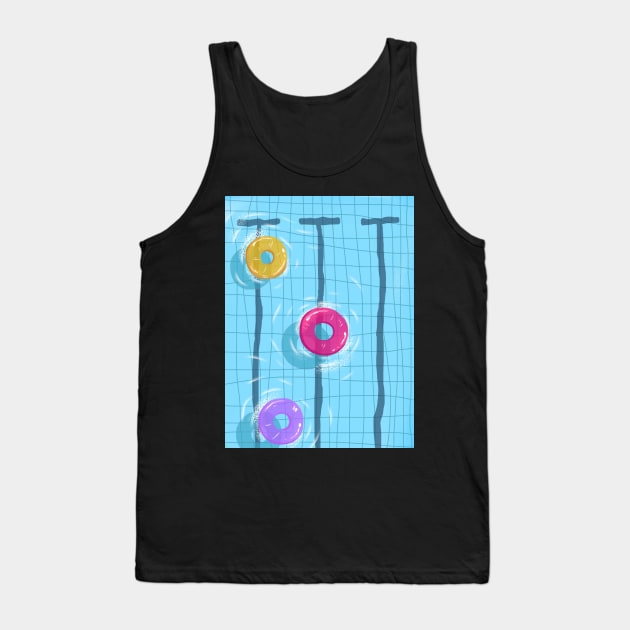 Summer Floaties Tank Top by emmawtj